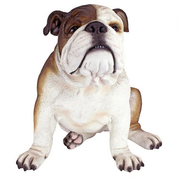 Buster The Bulldog Sculpture Realistic Statuary Artwork Statue